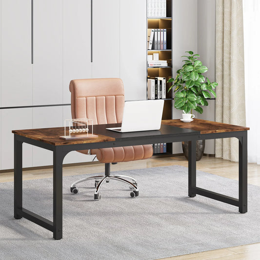 🖥️ Tribesigns Large Office Desk – Modern Computer Table & Writing Desk Workstation for Home Office & Study