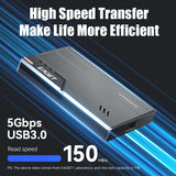 Eaget Portable External HDD – 500GB/1TB USB 3.0 Hard Drive, 2.5″ Portable External Disk for Laptop & Desktop, 5Gbps Speed