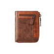 Premium Retro Short Wallet for Men – Stylish PU Leather Zipper Wallet with Multi-Function Design & Durable Craftsmanship