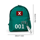Korea Game Season 2 Cosplay Backpack – Unisex Large Capacity Student School Bag & Gift Item