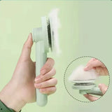 Cat Grooming Brush & Hair Remover Comb – Pet Grooming Tool for Cats, Kittens & Puppies, Removes Loose Fur & Tangles
