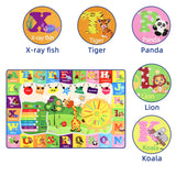 Children’s Giraffe Animal Play Mat – Large Kids’ Bedroom Carpet with Letters & Educational Design