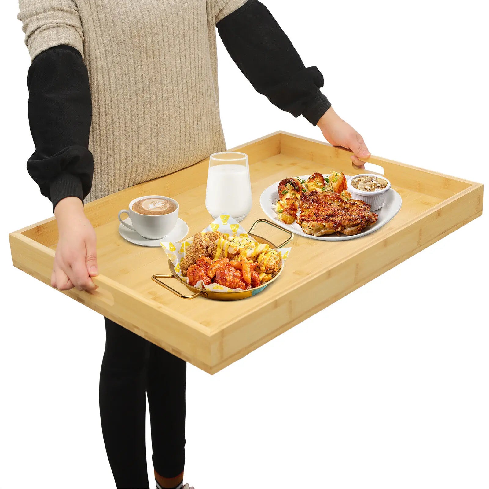 Oversized Pine Wood Noodle Board – 11.02 lbs Stovetop Cover & Large Kitchen Serving Tray 🍝🪵