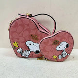 2024 European-American Style Cartoon Mother-Daughter Heart-Shaped Crossbody Bag – Cute Matching Mini Shoulder Bag