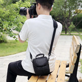Shockproof Waterproof DSLR Camera Bag — Portable Shoulder Messenger Case for Nikon, Canon & SLR Cameras