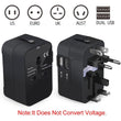 All-in-One Worldwide Travel Adapter – Universal Wall Charger with AC Power Plug for Global Use