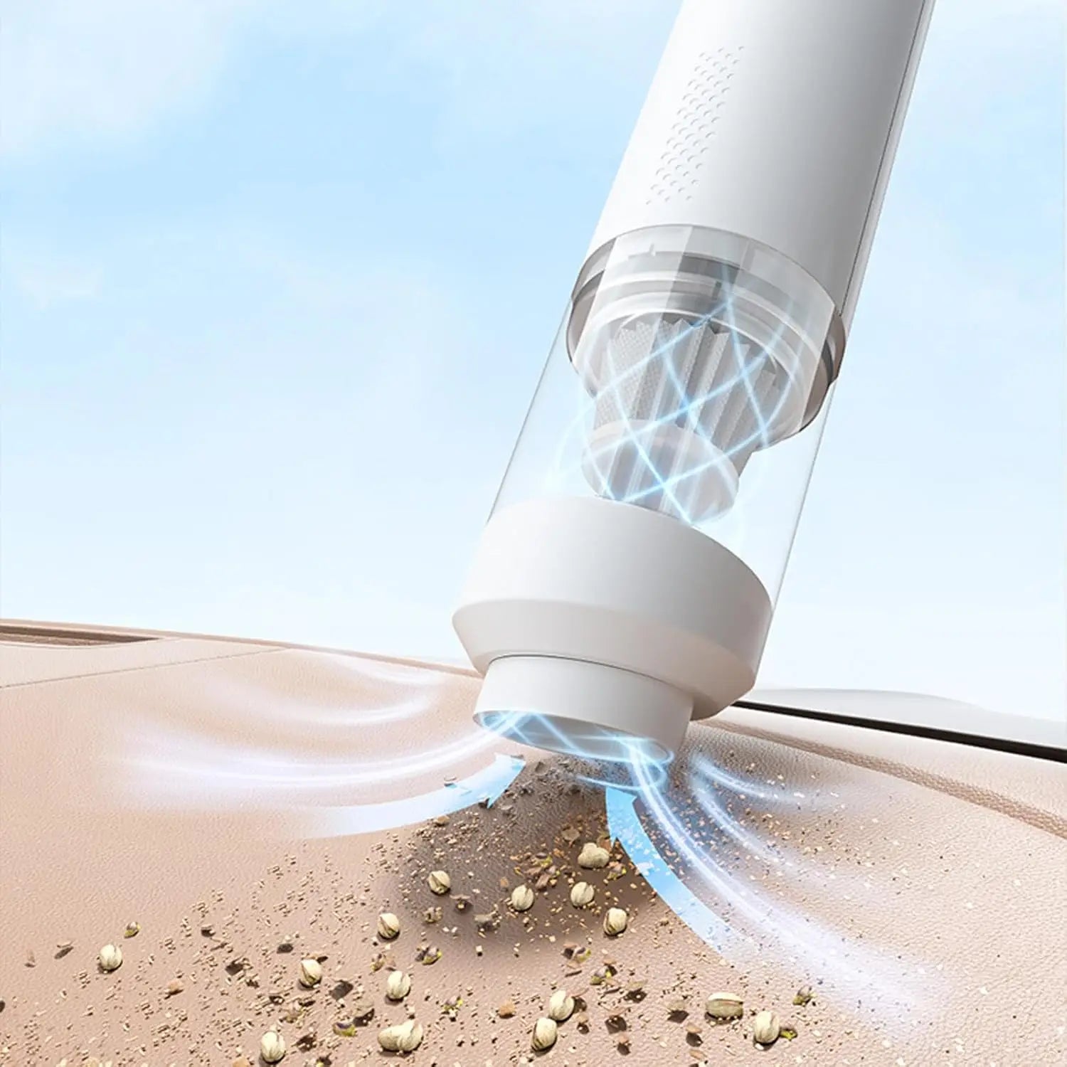 Heavy-Duty Wireless Car Vacuum – 180W Motor, Wet/Dry Cleaning, 8000Pa Suction for Sand & Debris Removal 🚗🧹