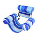 Striped Blue