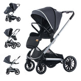 Standard Reversible Foldable Newborn Stroller with Bassinet Mode – Luxury Baby Carriage for Baby & Toddler