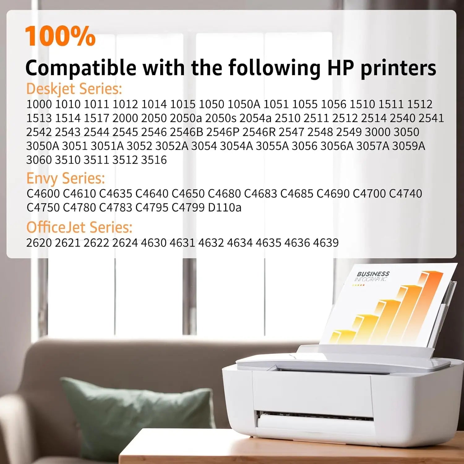 Nineleaf High-Yield 61XL Ink Cartridge Set – Compatible with HP Envy & OfficeJet Printers