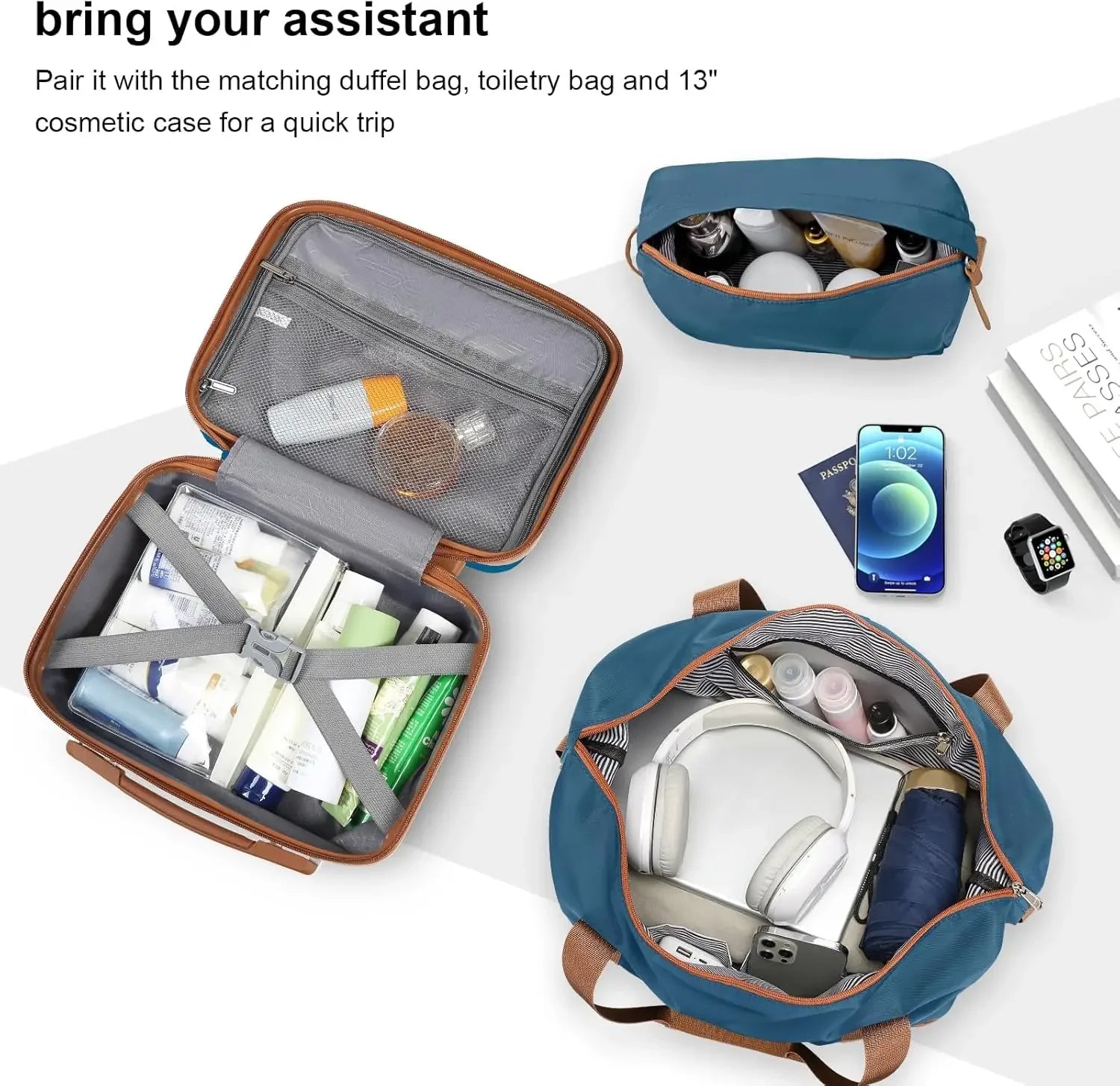 7-Piece Luggage Set – Hardside Expandable Suitcases with Spinner Wheels & TSA Lock | Durable Lightweight Travel Set (18”/20”/24”/28”)