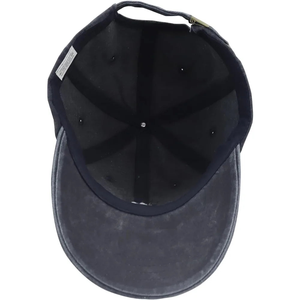 Skeleton Hand Embroidered Hat – Adjustable Cotton Skull Finger Baseball Cap for Men & Women