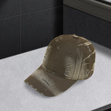 Classic Distressed Denim Baseball Cap – Vintage Adjustable Dad Hat for Outdoor Sports, Travel & Casual Wear