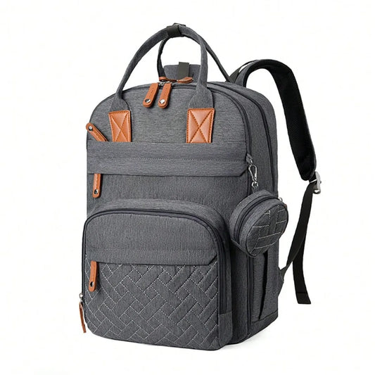 Diaper Bag Backpack with Pacifier Case – Maternity Baby Nappy Changing Bag | Newborn Essentials & Baby Registry Gift