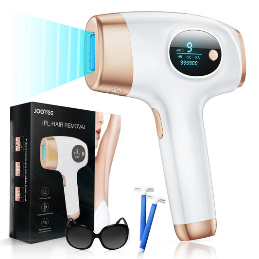 IPL Hair Removal Laser – 999,999 Flashes, 3-in-1 Permanent Painless Epilator for Men & Women, Whole-Body Treatment