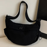 Women’s Corduroy Dumpling-Style Shoulder & Crossbody Bag – Large Capacity Trendy Carry