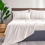 7-Piece Bohemian Tufted Comforter Set – Soft All-Season Bedding Ensemble