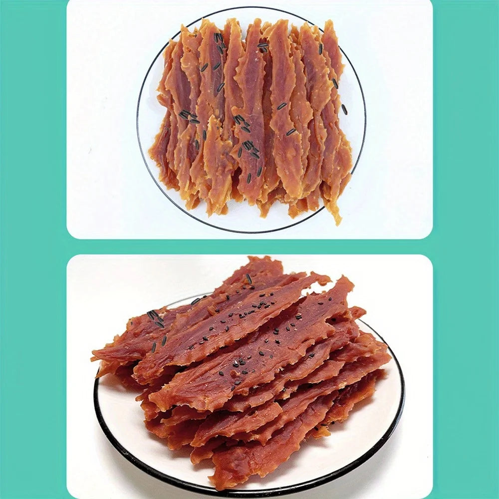 Sesame Duck Jerky Dog Treats – All-Natural, Healthy & Easily Digestible Snacks (200g / 400g Packs)