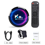 Android 13.0 Smart TV Box K98 Plus – RK3528 Quad-Core Media Player with 8K Decoding, HDR10, WiFi 6 & Multiple Storage Options