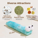 3-Pack Catnip Pillow Kick Sticks – Soft & Durable Cat Toys with Crinkle Sound, Interactive Play for Indoor Cats & Kittens