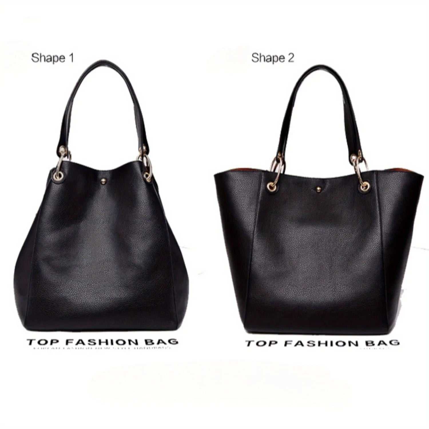 2-Piece Retro Tote Bag Set – Large-Capacity Women’s Shoulder Handbags, Simple & Stylish Design for Daily Use and Travel