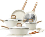 14-Piece Granite Nonstick Induction Cookware Set – Pots & Pans with Frying Pans & Saucepans