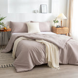 All-Season Reversible Washable Microfiber Comforter Set – Luxury Skin-Friendly Bedding Bundle