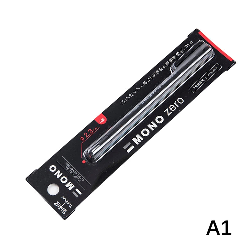 Tombow MONO Zero Mechanical Eraser – Refillable Pen-Style Precision Eraser