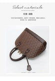 Limited Edition Designer Checkerboard Alma-Style Shell Handbag – Luxury Canvas Shoulder Bag for Women