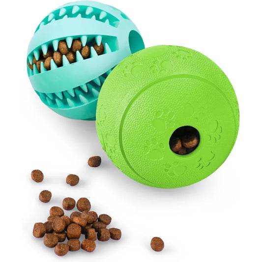 Interactive Dog Treat Ball – Durable Teething Toy, Slow Feeder & IQ Training for Puppies