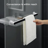 Self-Adhesive Towel Holder & Rack – Wall-Mounted No-Drill Organizer for Bathroom & Kitchen