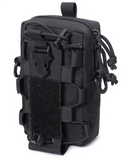 Tactical MOLLE EDC Belt Pouch – Outdoor Waist Organizer Bag | Phone & Water Bottle Carrier with Shoulder Strap