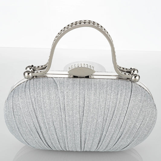 Women’s Glittery Bow Evening Bag – Sweet Chic Shoulder & Crossbody Clutch Handbag for Weddings, Parties & Special Occasions