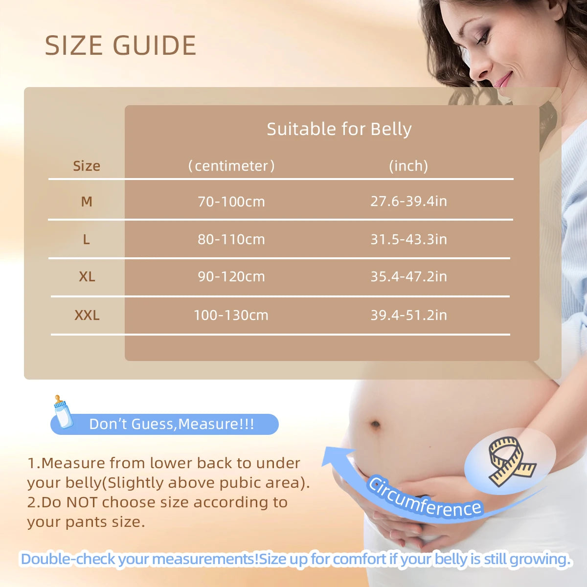 Breathable Adjustable Maternity Support Belt – Belly Wrap for Mid to Late Pregnancy, Back Pain Relief & Abdominal Support