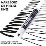 Dry Erase Markers – 72 Bulk Pack Low-Odor Black Whiteboard Markers with Chisel Tip 🖊️