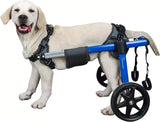 Dog Wheelchair for Back Legs – Adjustable Mobility Support with All-Terrain Tires & Durable Bearings for Large Dogs