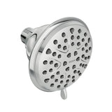 Premium 8-Spray Wall-Mount Fixed Shower Head — WaterSense® Certified, High-Pressure Chrome Finish