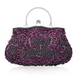 Women’s Beaded Evening Clutch – Elegant Mini Purse with Shoulder Chain for Weddings, Parties & Formal Events