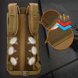 50L Multi-Purpose Outdoor Backpack – Large-Capacity Travel & Luggage Bag | Men’s Convertible Messenger Carry Pack
