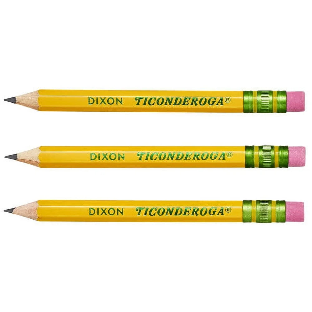 Golf Survey Pencils with Erasers – 72-Count Pre-Sharpened Wooden Pencils, 0.7 mm Lead