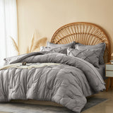 5-7 Piece Queen Bed-in-a-Bag Comforter Set – Includes Comforter, Sheets & Pillowcases for Full/King/Twin