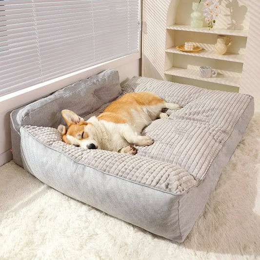 Large Dog Winter Warm Bed – Extra Large Deep Sleep Pet Mat for Small, Medium & Big Breeds