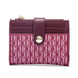 Unisex Retro Printed Wallet – Classic Portable Card Holder, Zero Wallet & Universal PU Leather Money Purse