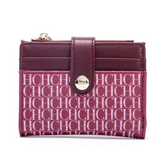 Unisex Retro Printed Wallet – Classic Portable Card Holder, Zero Wallet & Universal PU Leather Money Purse