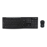 Logitech Wireless Keyboard and Mouse Combo – 2.4GHz Connection with Compact Mouse, Plug-and-Play for Windows PCs & Laptops