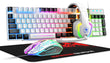 MambaSnake T11 Wired Gaming Combo – Rainbow LED Backlit Keyboard, Gaming Mouse & Headset Set for PC & Laptop