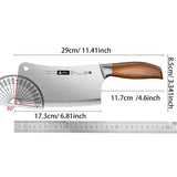 Forged Heavy-Duty Chef & Butcher Cleaver – Bone-Splitting Kitchen Knife for Home & Commercial Use 🔪