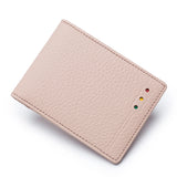 RFID Blocking Genuine Leather Slim Wallet – Unisex Soft Credit Card Holder & Thin Minimalist Purse for Men & Women