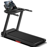 3.0HP Brushless Foldable Treadmill — Dual Shock Absorption, 300 lbs Support, HR Monitor & Quiet Running Design 🏃‍♀️