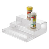 Clear 3-Tier Pantry Organizer Storage Shelf – Easy-Access Condiment & Spice Rack